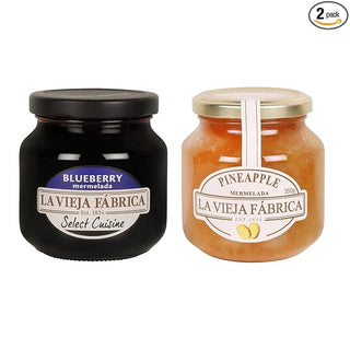 Blueberry (280g) & Pineapple (350g) Jam Combo Pack – Real Fruit Spread