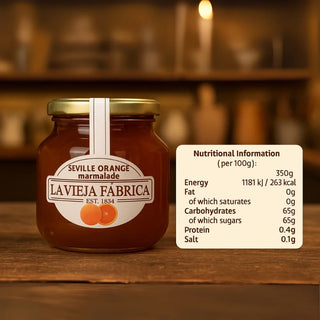 La Vieja Fábrica Seville Orange Mermelada Nutrition