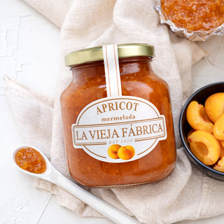 La Vieja Fábrica Apricot Mermelada Gluten-Free | Premium Spanish Apricot Jam | 350g | 190-Year-Old Recipe