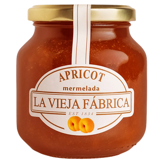 La Vieja Fábrica Apricot Mermelada Gluten-Free | Premium Spanish Apricot Jam | 350g | 190-Year-Old Recipe