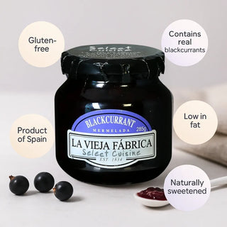 La Vieja Fábrica Blackcurrant Mermelada Gulten Free