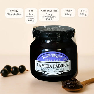 La Vieja Fábrica Blackcurrant Mermelada Ingredients
