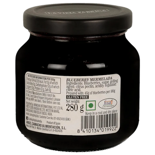 La Vieja Fábrica Blueberry Mermelada (280g) Combo Pack of 5 | Authentic Spanish Jams | Gluten-Free | Made with 100% Real Fruits | 190-Year-Old Artisanal Recipe