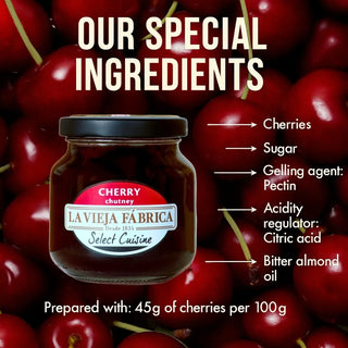La Vieja Fábrica Cherry Fruit Spread Ingredients