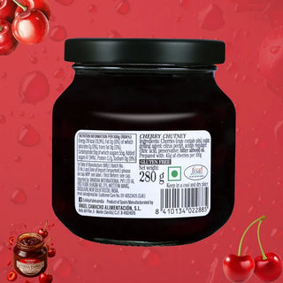 La Vieja Fábrica Cherry Fruit Spread Jar Back