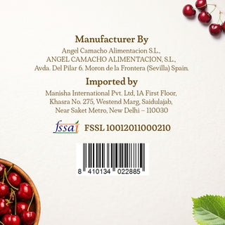 La Vieja Fábrica Cherry Mermelada/ Fruit Spread/ Jam (280 G) | 100% Pure | Gluten-Free | Made in Spain
