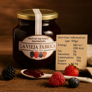 La Vieja Fábrica Fruit of the Forest Mermelada Nutrition