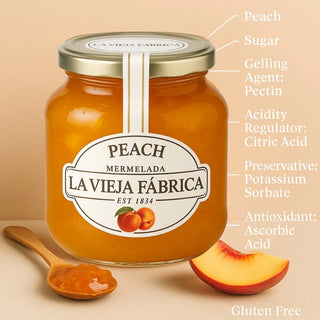 La Vieja Fábrica Peach Mermelada Guleten Free
