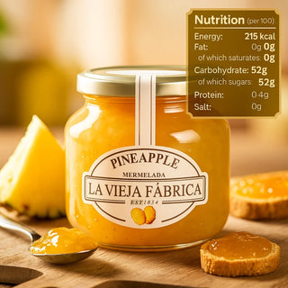 La Vieja Fábrica Pineapple Mermelada Nutrition