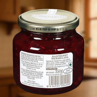 La Vieja Fábrica Raspberry Mermelada Jar Back