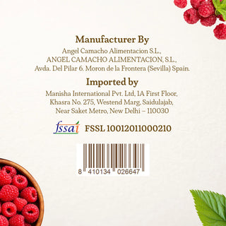 La Vieja Fábrica Raspberry Mermelada/  Fruit Spread 280g | Gluten-Free | 100% Real Fruit Jam | Crafted in Spain with a 190-Year-Old Recipe