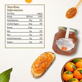 La Vieja Fábrica Seville Orange Mermelada | Classic Citrus Delight | 375g | Gluten-Free | 100% Real Seville Oranges | Crafted with a 190-Year-Old Spanish Recipe