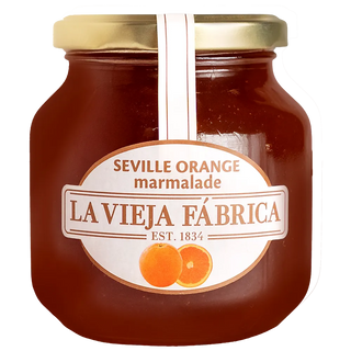 La Vieja Fábrica Seville Orange Mermelada | Classic Citrus Delight | 375g | Gluten-Free | 100% Real Seville Oranges | Crafted with a 190-Year-Old Spanish Recipe